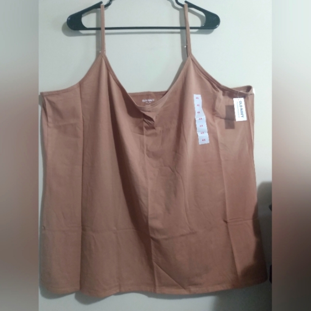 NWT Old Navy womans size 4x brown camisole